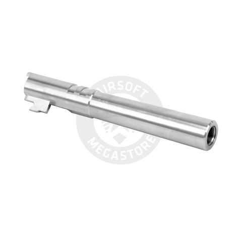 Airsoft Masterpiece Edge Custom Stainless Steel Outer Barrel for Hi-Capa 5.1 - Silver